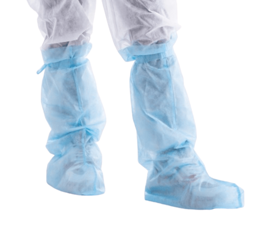 Бахіли високі зі спанбонду універсальні нестерильні уп. 10 пар